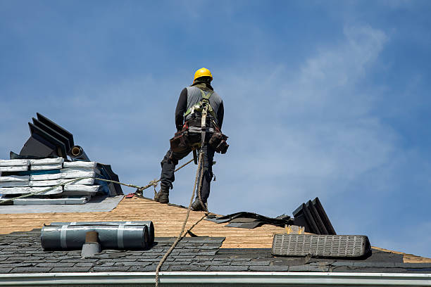 Professional Flat Roof Repair technician working in Hillsboro, MO